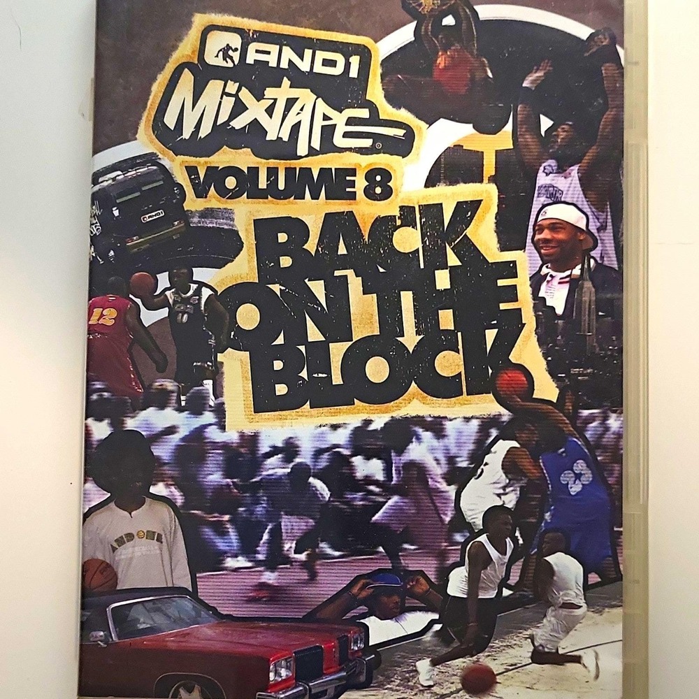 AND1 Mixtape Volume 8 Back on the Block DVD 2004 Streetball Basketball